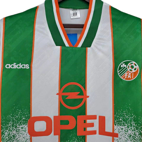 Camisa Irlanda Retrô 1994 Branca e Verde - Adidas