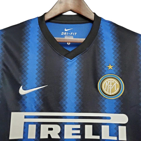 Camisa Inter de Milão Retrô 10/11 - Nike - Preta e Azul