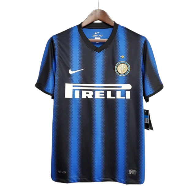 Camisa Inter de Milão Retrô 10/11 - Nike - Preta e Azul