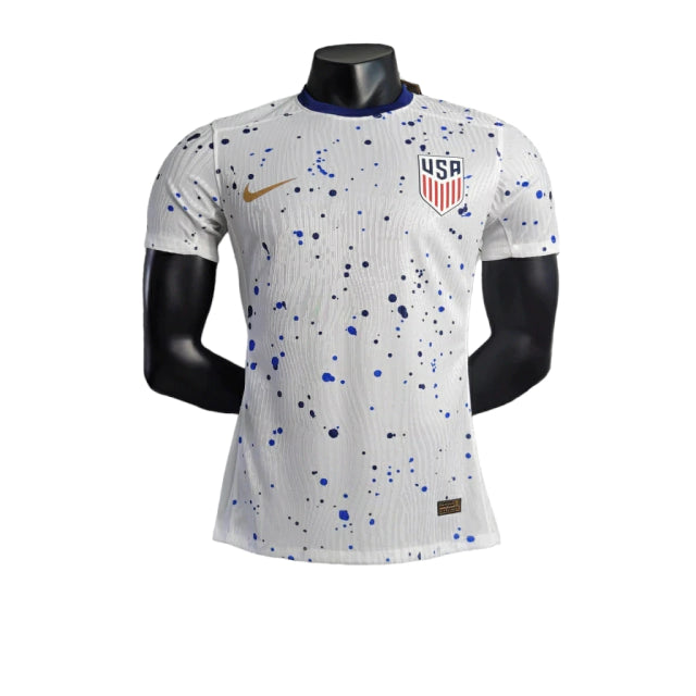 Camisa Estados Unidos I 23/24 Jogador Nike Masculina - Branco