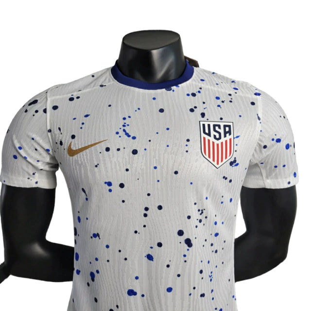 Camisa Estados Unidos I 23/24 Jogador Nike Masculina - Branco