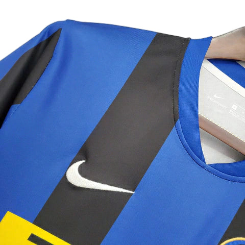 Camisa Inter de Milão Retrô 2008/2009 Azul e Preta - Nike
