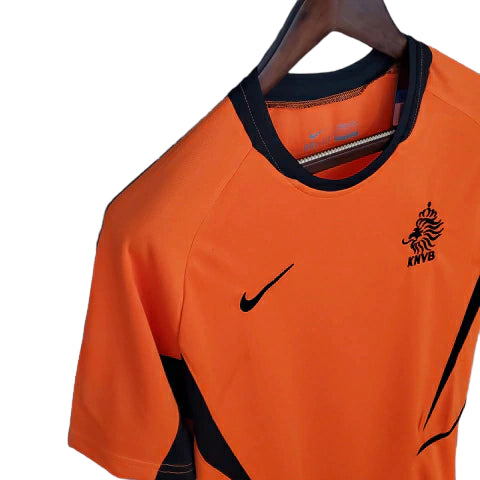 Camisa Holanda Retrô 2002 Laranja - Nike