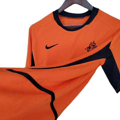 Camisa Holanda Retrô 2002 Laranja - Nike