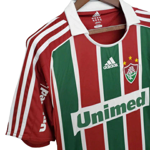 Camisa Fluminense Retrô 2008/2009 Vermelha e Verde - Adidas