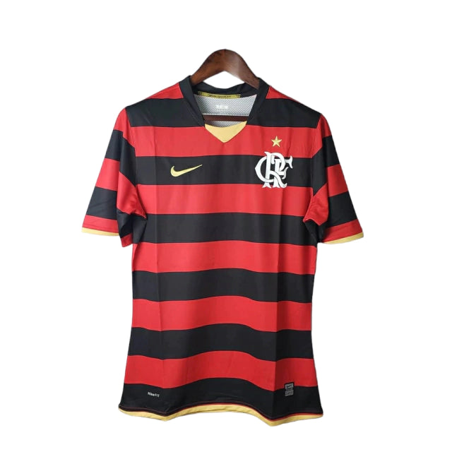 Camisa Retrô Flamengo I Home Nike 2009/10 Vermelho e Preto