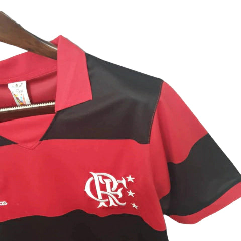 Camisa Flamengo Retrô I Home 1982/83 Masculino Vermelha e Preto