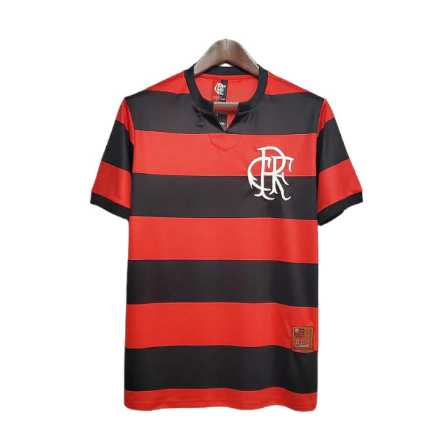 Camisa Retrô Flamengo 1978/1979 Masculino Vermelho e Preto