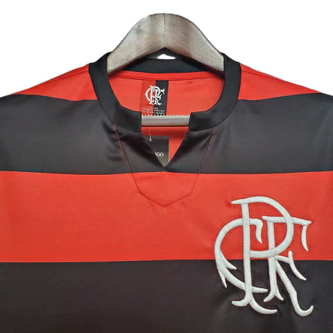 Camisa Retrô Flamengo 1978/1979 Masculino Vermelho e Preto