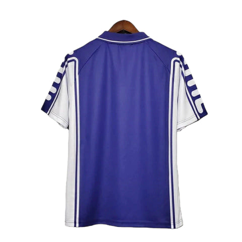 Camisa Retrô Fiorentina Fila 1999/2000 Masculino Roxa e Branca