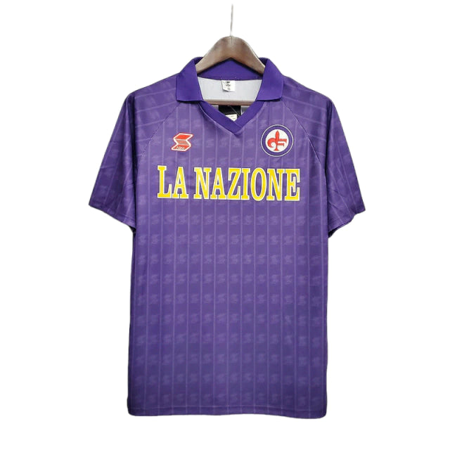 Camisa Fiorentina Retrô 1989/1990 Roxa - ABM