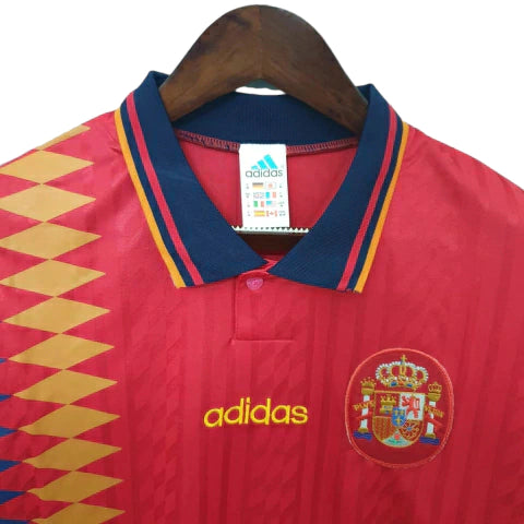 Camisa Espanha Retrô 1994 Vermelha - Adidas