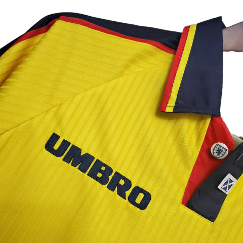 Camisa Escócia Retrô 1996/1998 Amarela - Umbro