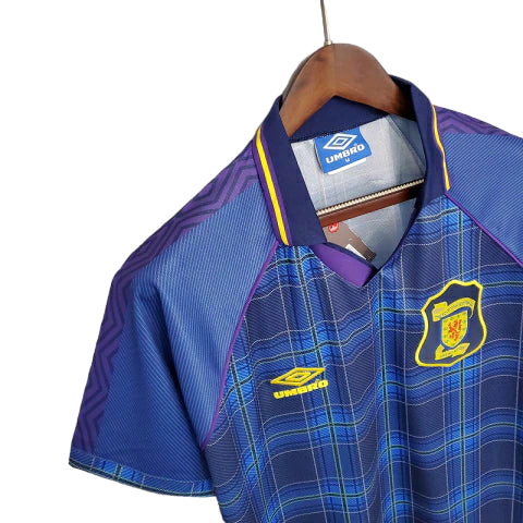 Camisa Escócia Retrô 1994/1996 Azul - Umbro