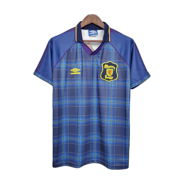 Camisa Escócia Retrô 1994/1996 Azul - Umbro