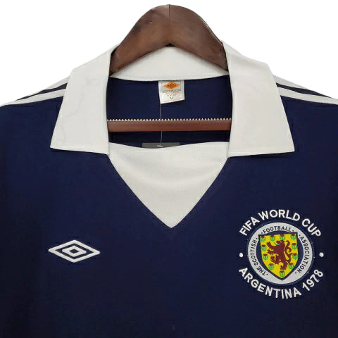 Camisa Escócia Retrô 1978 Azul - Umbro