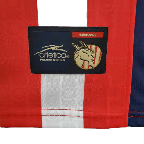 Camisa Chivas Retrô 1999/2000 Vermelha e Branca - Atletica