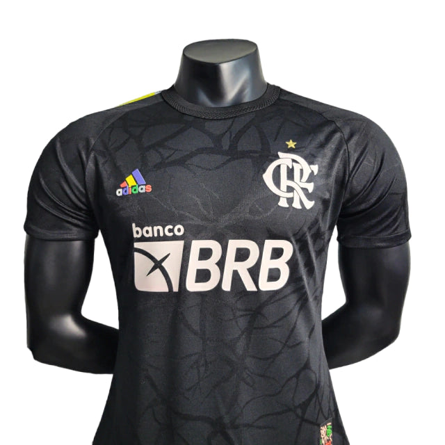 Camisa Flamengo 23/24 Jogador Adidas Masculina - Preto