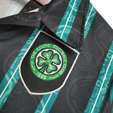 Camisa Celtic Retrô 1992/1993 Preta e Verde - Umbro