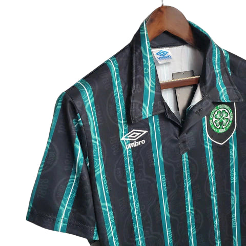 Camisa Celtic Retrô 1992/1993 Preta e Verde - Umbro