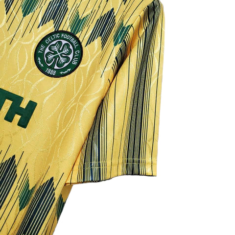 Camisa Celtic Retrô 1991/1992 Amarela e Verde - Umbro