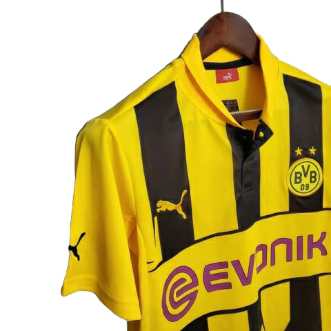 Camisa Borussia Dortmund Retrô 12/13 - Puma - Amarela e Preta