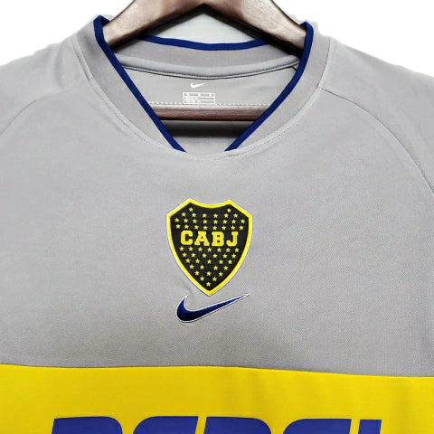 Camisa Boca Juniors Retrô 2002 Cinza - Nike