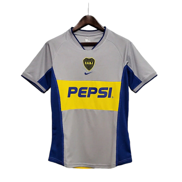 Camisa Boca Juniors Retrô 2002 Cinza - Nike