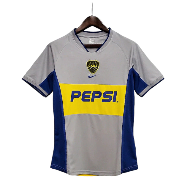 Camisa Boca Juniors Retrô 2002 Cinza - Nike