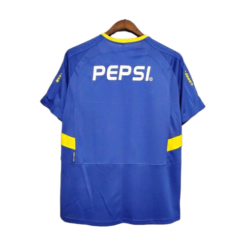 Camisa Boca Juniors Retrô 03/04 - Nike - Azul e Amarela