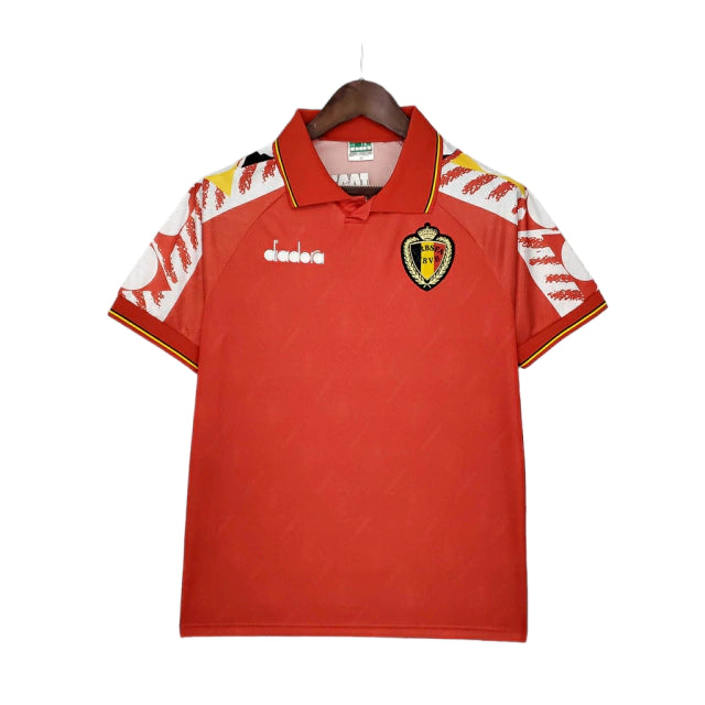 Camisa Bélgica Retrô 2004/2005 Vermelha - Adidas