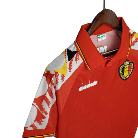 Camisa Bélgica Retrô 2004/2005 Vermelha - Adidas