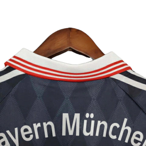 Camisa Bayern Retrô 1997/1999 Preta e Vermelha - Adidas