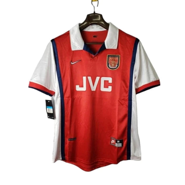 Camisa Arsenal Retrô 1998 Vermelha e Branca - Nike