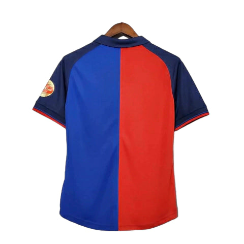 Camisa Retrô Barcelona 100 Anos Nike 1899/99 Azul e Grená