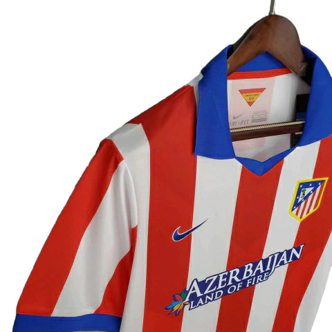 Camisa Atlético de Madrid Retrô 2014/2015 Branca e Vermelha - Nike