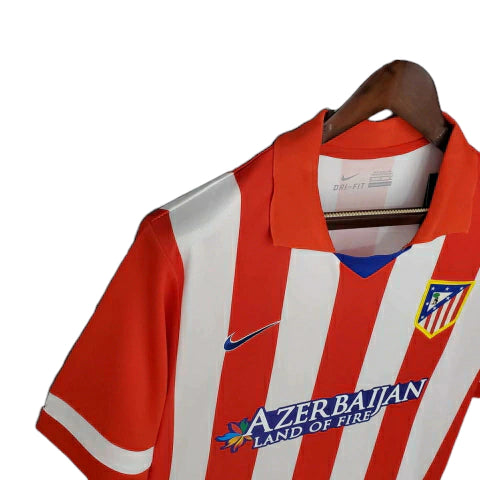 Camisa Atlético de Madrid Retrô 2013/2014 Branca e Vermelha - Nike