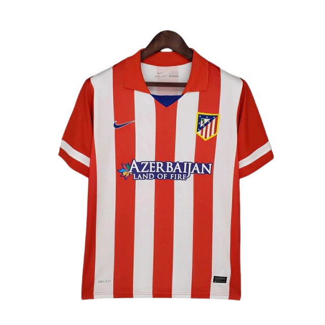 Camisa Atlético de Madrid Retrô 2013/2014 Branca e Vermelha - Nike