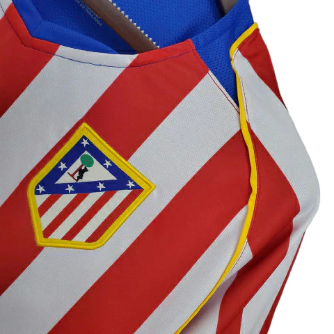 Camisa Atlético de Madrid Retrô 2004/2005 Vermelha e Branca - Nike