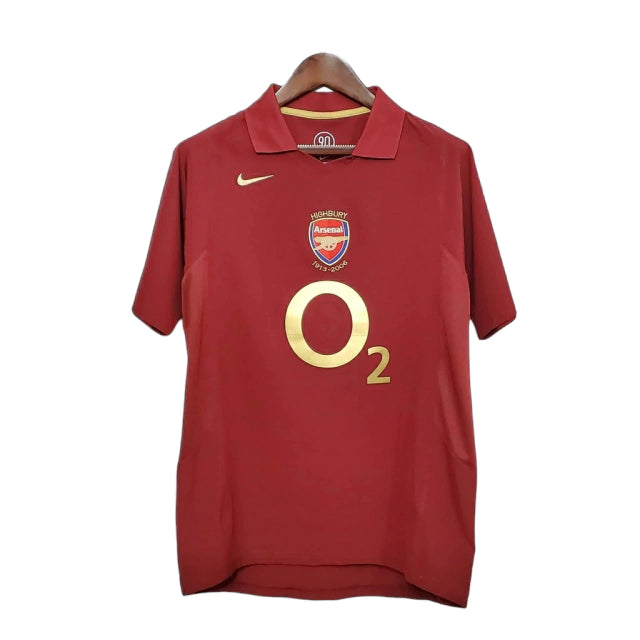 Camisa Arsenal Retrô 2005/2006 Vinho - Nike