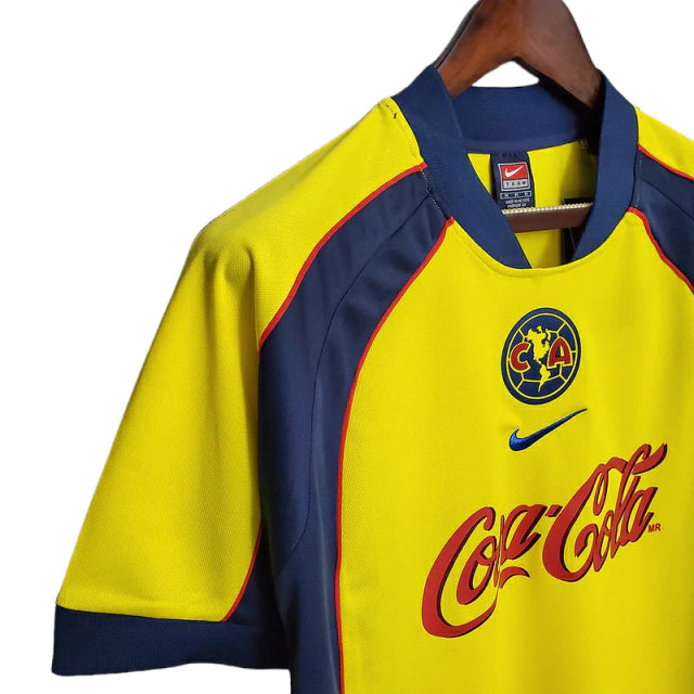 Camisa América-MEX Retrô 2001-2002 Amarela - Nike