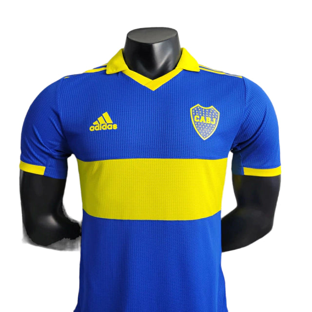 Camisa Boca Juniors I 23/24 Jogador Adidas Masculina - Azul e Amarelo