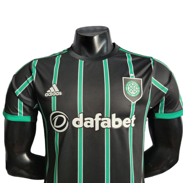 Camisa Celtic Away 22/23 Jogador Adidas Masculina - Preto e Verde