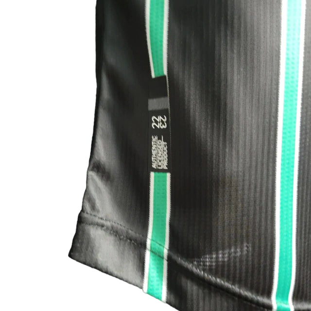 Camisa Celtic Away 22/23 Jogador Adidas Masculina - Preto e Verde