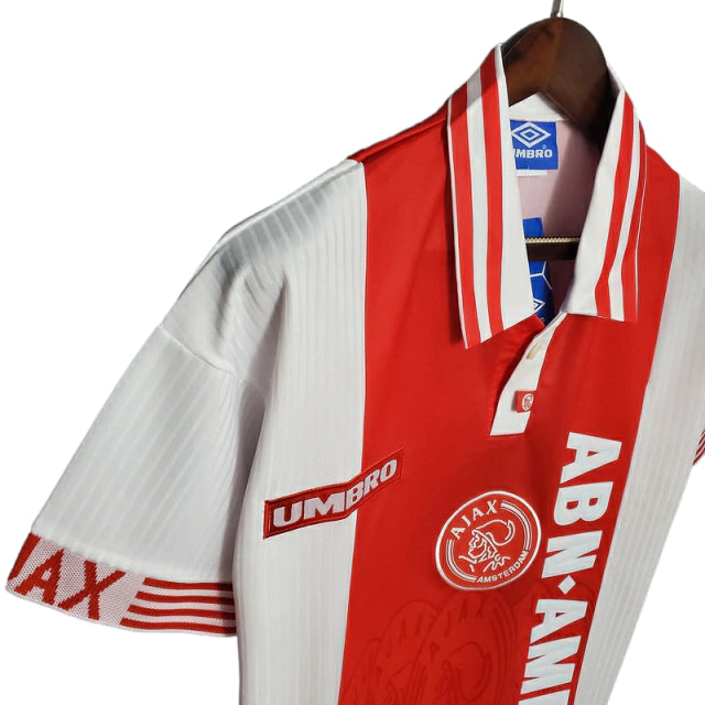 Camisa Ajax Retrô 1997/1998 Vermelha e Branca - Umbro