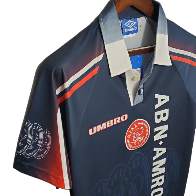 Camisa Ajax Retrô 1997/1998 Azul - Umbro