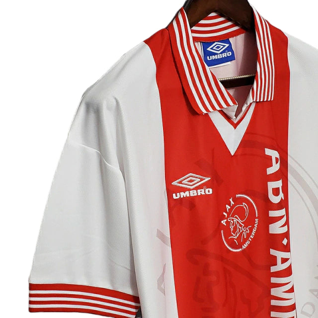 Camisa Ajax Retrô 1995/1996 Vermelha e Branca - Umbro
