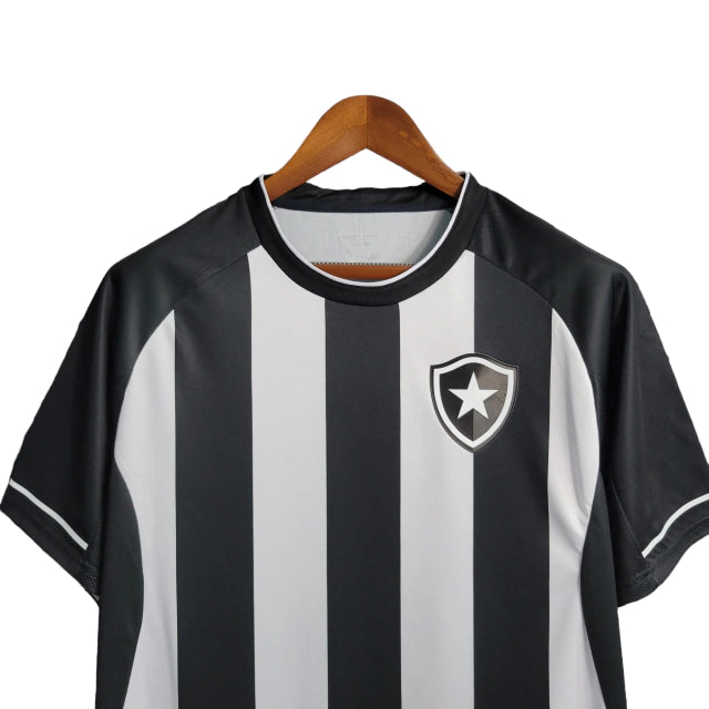 Camisa Botafogo I 22/23 Torcedor Masculina - Preta e branca