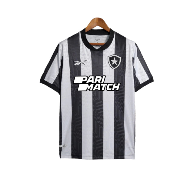 Camisa Botafogo l 23/24 Torcedor Masculina - Preta e Branca