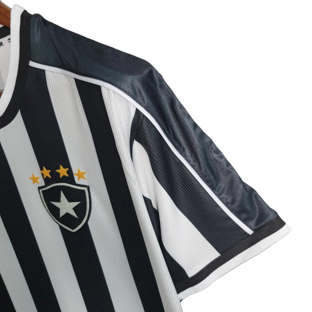 Camisa Botafogo l Retrô 99/20 Torcedor Masculina - Preta e Branca